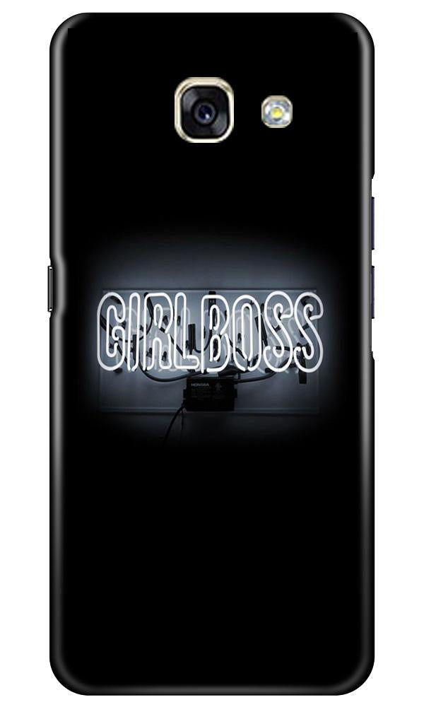 Girl Boss Black Case for Samsung A5 2017 (Design No. 268)