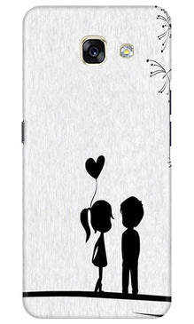 Cute Kid Couple Mobile Back Case for Samsung A5 2017 (Design - 283)