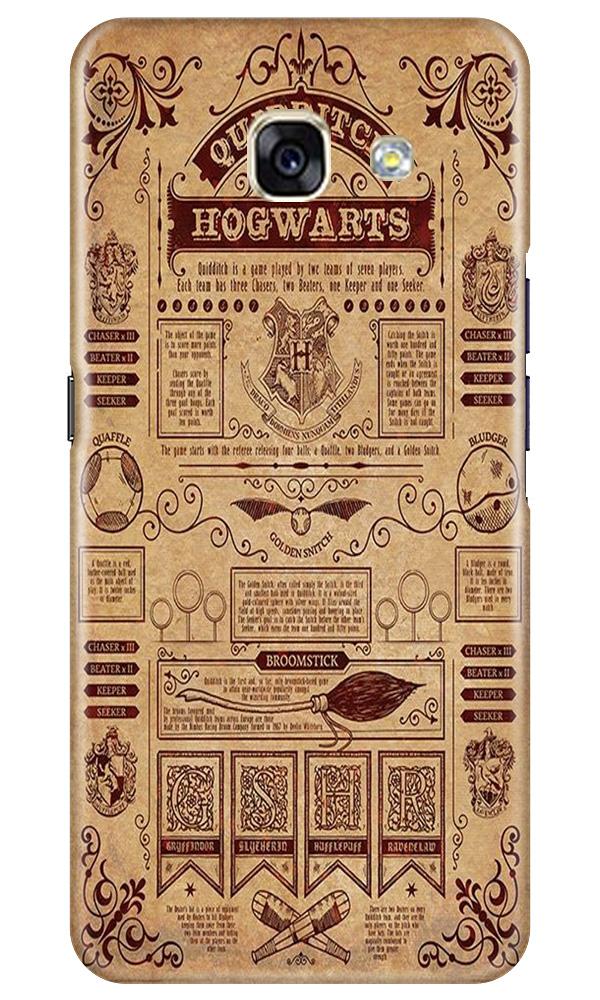 Hogwarts Mobile Back Case for Samsung A5 2017 (Design - 304)