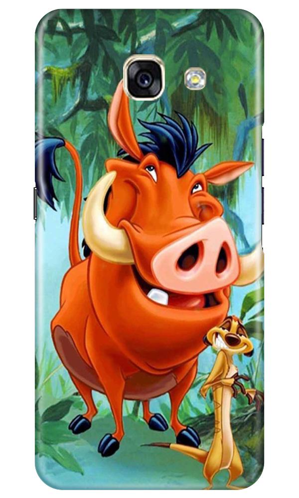 Timon and Pumbaa Mobile Back Case for Samsung A5 2017 (Design - 305)
