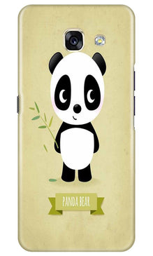 Panda Bear Mobile Back Case for Samsung A5 2017 (Design - 317)