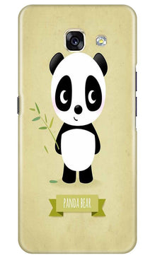 Panda Bear Mobile Back Case for Samsung A5 2017 (Design - 317)