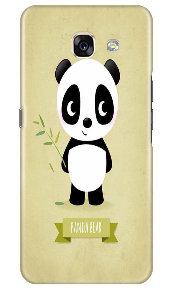 Panda Bear Mobile Back Case for Samsung A5 2017 (Design - 317)