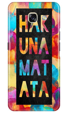 Hakuna Matata Mobile Back Case for Samsung A5 2017 (Design - 323)