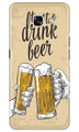 Drink Beer Mobile Back Case for Samsung A5 2017 (Design - 328)