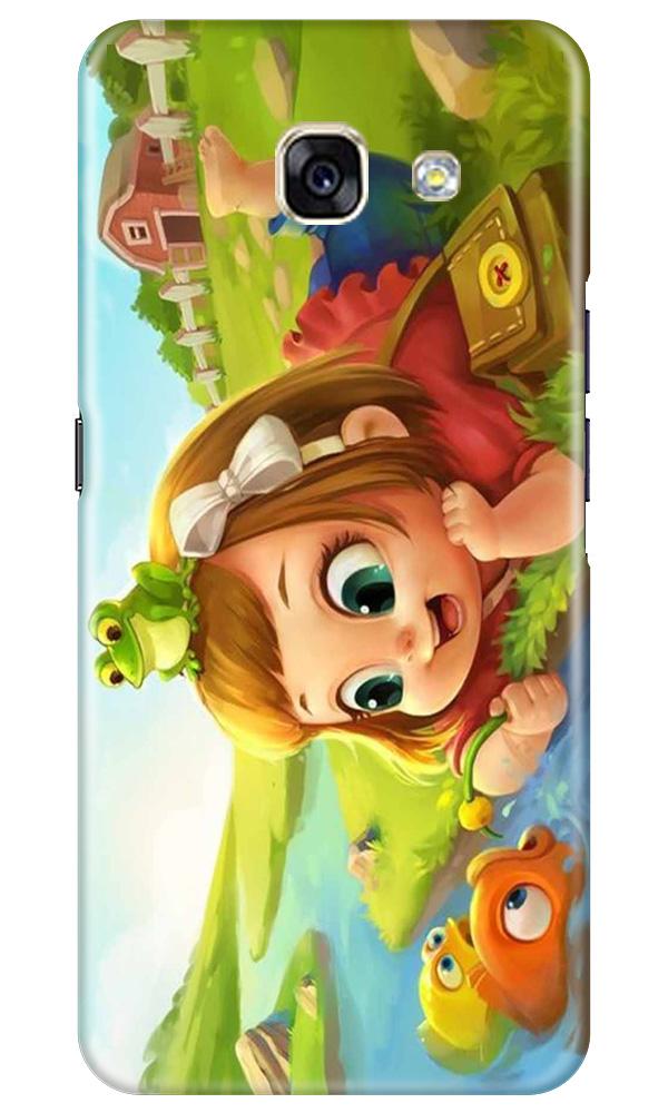 Baby Girl Mobile Back Case for Samsung A5 2017 (Design - 339)