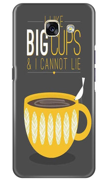 Big Cups Coffee Mobile Back Case for Samsung A5 2017 (Design - 352)