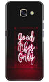 Good Vibes Only Mobile Back Case for Samsung A5 2017 (Design - 354)