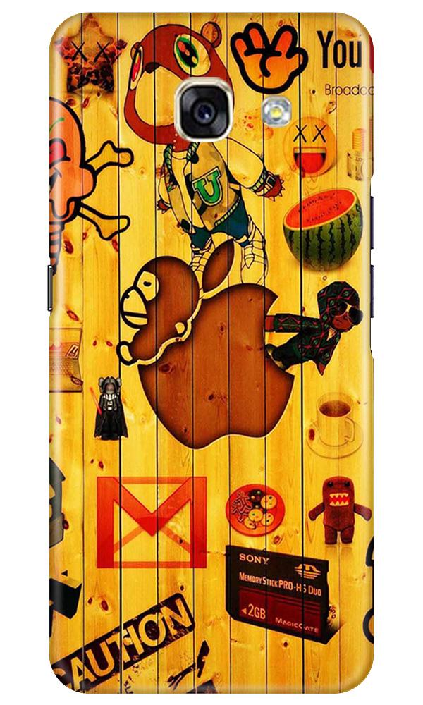 Wooden Texture Mobile Back Case for Samsung A5 2017 (Design - 367)