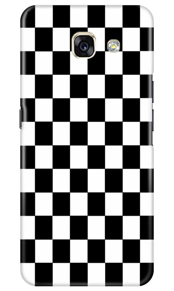 Black White Boxes Mobile Back Case for Samsung A5 2017 (Design - 372)