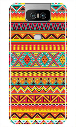 Zigzag line pattern Case for Asus Zenfone 6z