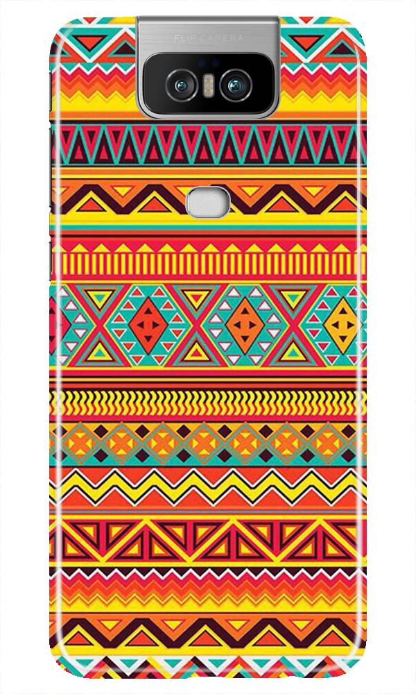 Zigzag line pattern Case for Asus Zenfone 6z