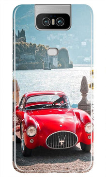 Vintage Car Mobile Back Case for Asus Zenfone 6z (Design - 51)