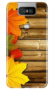 Wooden look3 Mobile Back Case for Asus Zenfone 6z (Design - 61)