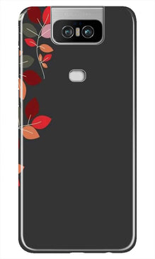 Grey Background Mobile Back Case for Asus Zenfone 6z (Design - 71)