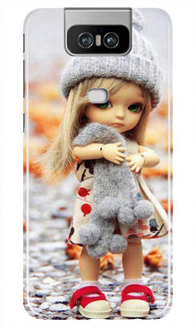 Cute Doll Mobile Back Case for Asus Zenfone 6z (Design - 93)