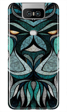 Lion Mobile Back Case for Asus Zenfone 6z (Design - 97)