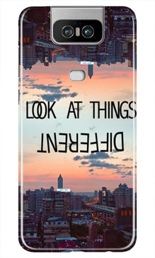 Look at things different Mobile Back Case for Asus Zenfone 6z (Design - 99)