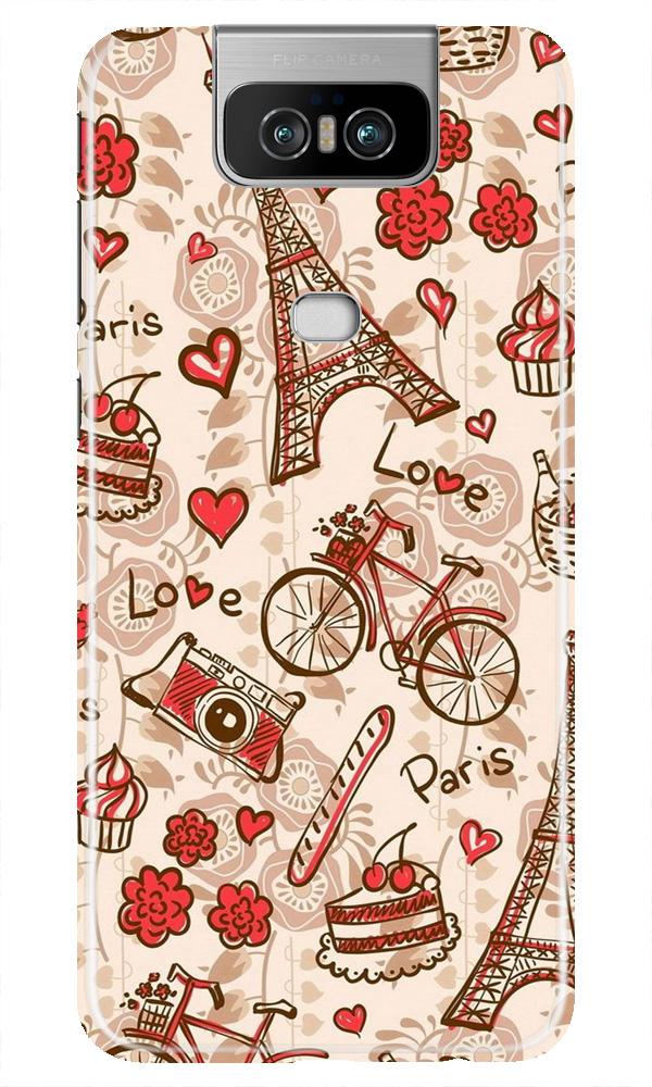 Love Paris Case for Asus Zenfone 6z  (Design - 103)