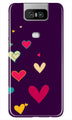 Purple Background Case for Asus Zenfone 6z  (Design - 107)