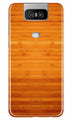 Wooden Look Case for Asus Zenfone 6z  (Design - 111)