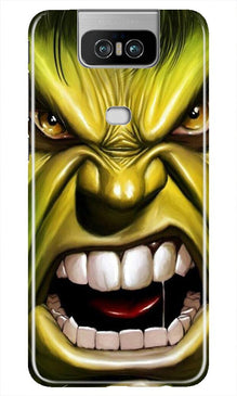 Hulk Superhero Mobile Back Case for Asus Zenfone 6z  (Design - 121)