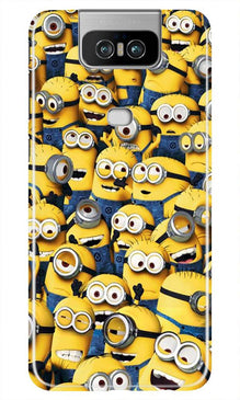 Minions Mobile Back Case for Asus Zenfone 6z  (Design - 126)