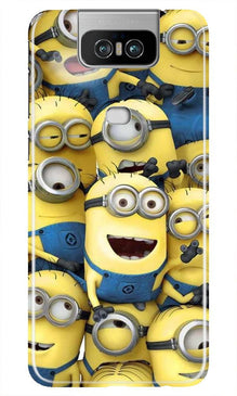 Minions Mobile Back Case for Asus Zenfone 6z  (Design - 127)