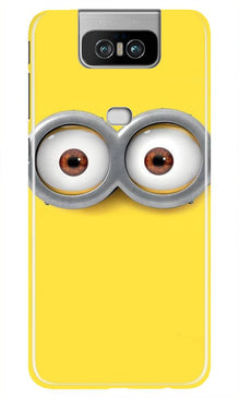 Minions Mobile Back Case for Asus Zenfone 6z  (Design - 128)