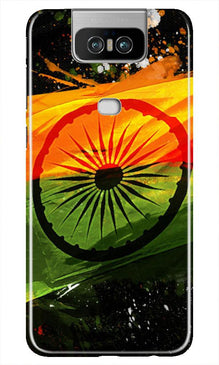 Indian Flag Mobile Back Case for Asus Zenfone 6z  (Design - 137)