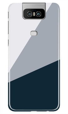Blue Shade Mobile Back Case for Asus Zenfone 6z (Design - 182)