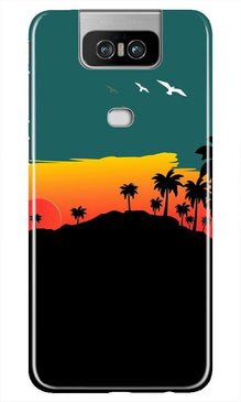 Sky Trees Mobile Back Case for Asus Zenfone 6z (Design - 191)
