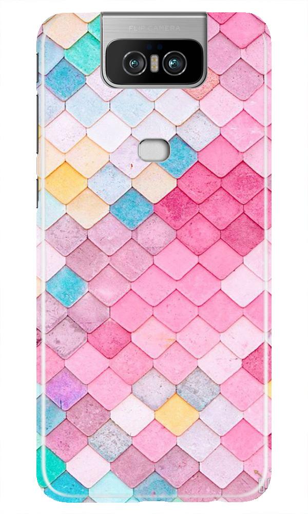 Pink Pattern Case for Asus Zenfone 6z (Design No. 215)