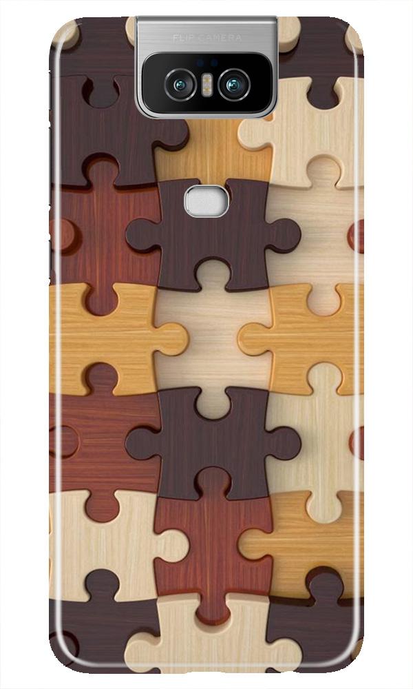 Puzzle Pattern Case for Asus Zenfone 6z (Design No. 217)