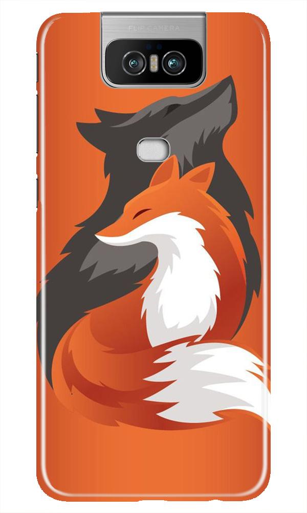Wolf  Case for Asus Zenfone 6z (Design No. 224)
