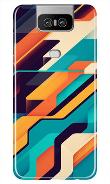 Modern Art Mobile Back Case for Asus Zenfone 6z (Design - 233)