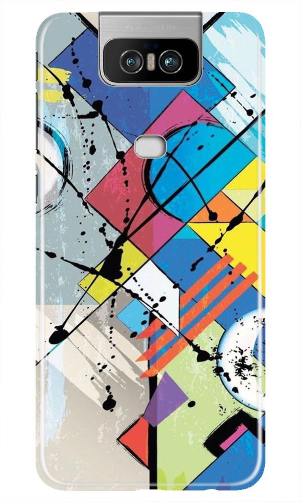 Modern Art Case for Asus Zenfone 6z (Design No. 235)