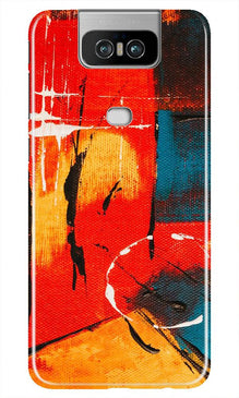 Modern Art Mobile Back Case for Asus Zenfone 6z (Design - 239)