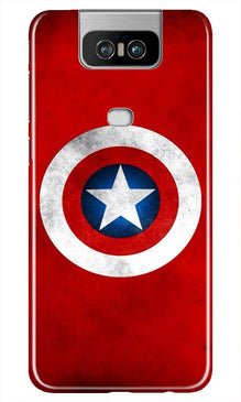 Captain America Mobile Back Case for Asus Zenfone 6z (Design - 249)