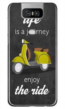 Life is a Journey Mobile Back Case for Asus Zenfone 6z (Design - 261)
