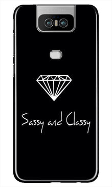 Sassy and Classy Mobile Back Case for Asus Zenfone 6z (Design - 264)