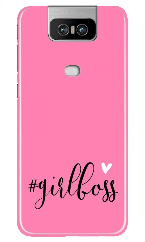 Girl Boss Pink Case for Asus Zenfone 6z (Design No. 269)