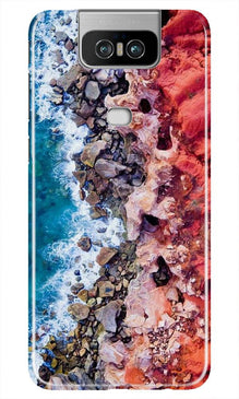 Sea Shore Mobile Back Case for Asus Zenfone 6z (Design - 273)