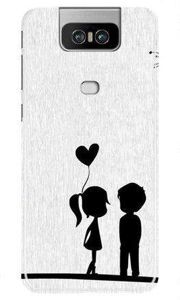 Cute Kid Couple Case for Asus Zenfone 6z (Design No. 283)