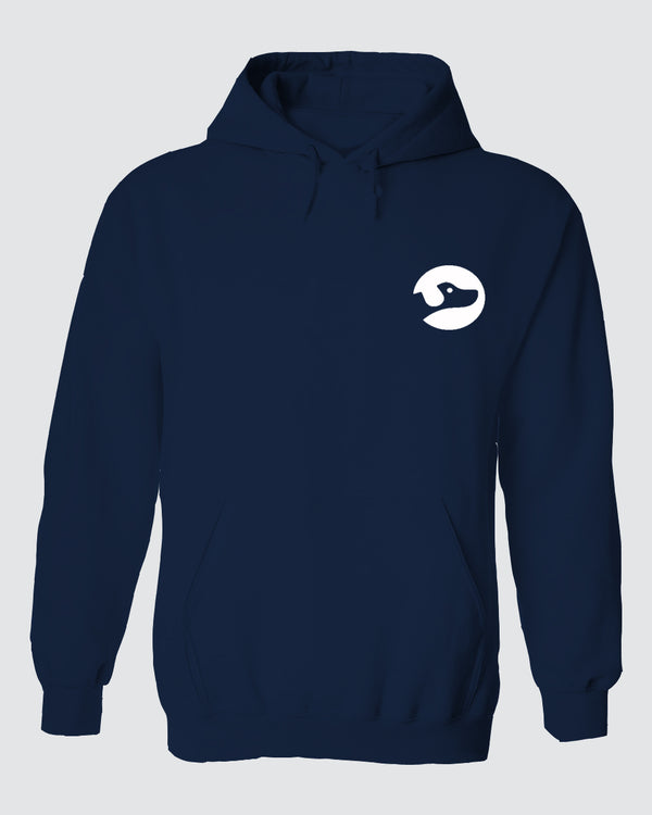 White Dog Hoodie
