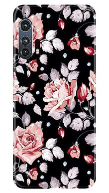 Pink rose Mobile Back Case for Moto Edge Plus (Design - 12)