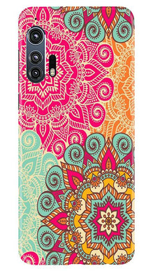 Rangoli art2 Mobile Back Case for Moto Edge Plus (Design - 29)
