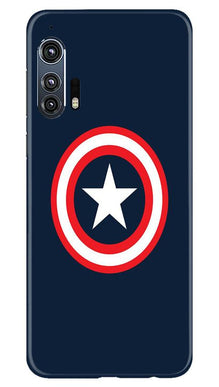Captain America Mobile Back Case for Moto Edge Plus (Design - 42)