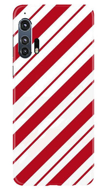 Red White Mobile Back Case for Moto Edge Plus (Design - 44)