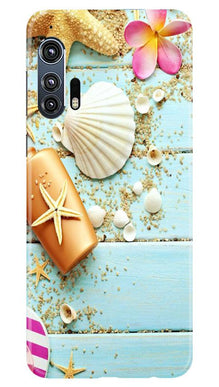Sea Shells Mobile Back Case for Moto Edge Plus (Design - 63)
